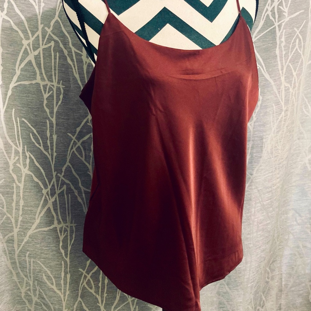 Satin Scoop Neck Downtown Cami